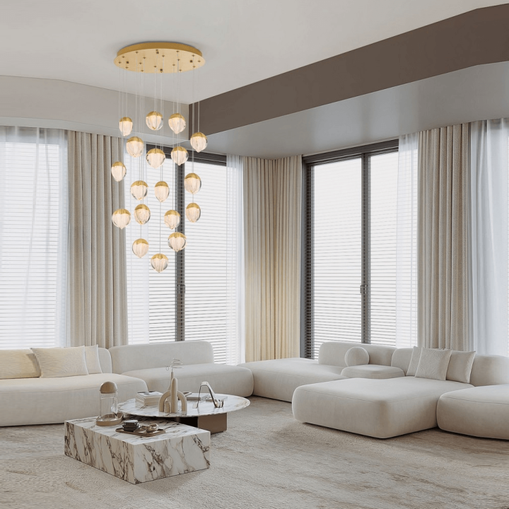 LUCES ALCUDIA LE45760/2 lampa wisząca LED 90W 3000K &ndash; luksus do wnętrz