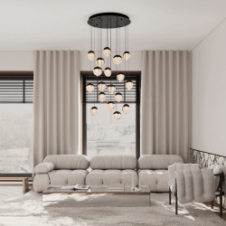 LUCES ALCUDIA LE45760/2 lampa wisząca LED 90W 3000K – luksus do wnętrz