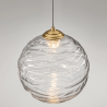 LUCES ALBORA LE45740/1 LED pendant lamp 5W gold – textured glass