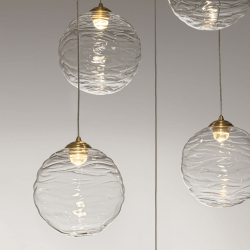 LUCES ALBORA LE45744/5 lampa wisząca LED 20W kaskada 5 szklanych kul