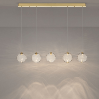LUCES ALBORA LE45746/7 lampa wisząca LED 20W 2700K/3000K podłużna