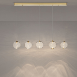 LUCES ALBORA LE45746/7 lampa wisząca LED 20W 2700K/3000K podłużna