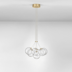 LUCES ALBORA LE45748/9 LED pendant lamp 2700K/3000K 28W glass balls