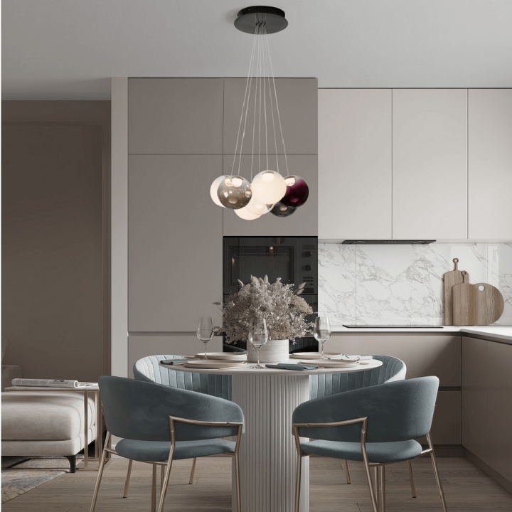 LUCES ARGUIS LE45845 LED pendant lamp 41W 3000K 2093lm premium glass