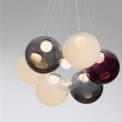 LUCES ARGUIS LE45845 lampa wisząca LED 41W 3000K 2093lm szkło premium