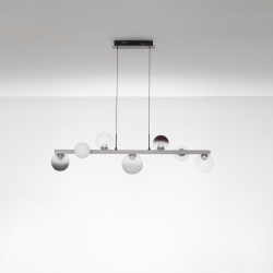 LUCES ARGUIS LE45847 lampa wisząca LED 3000K 40W kolorowe klosze