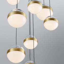 LUCES ARTEIXO LE45876 LED glass ball pendant lamp