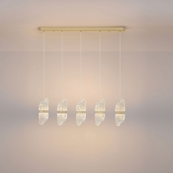 LUCES BOSSOST LE45958/9 pendant lamp gold LED 34W 2595lm 2700K/3000K