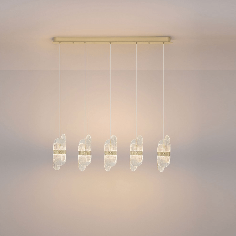 LUCES BOSSOST LE45958/9 pendant lamp gold LED 34W 2595lm 2700K/3000K