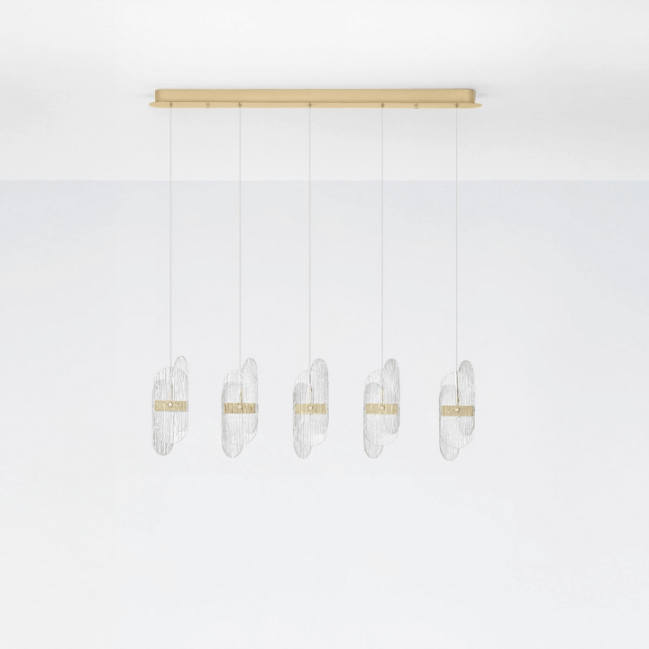 LUCES BOSSOST LE45958/9 pendant lamp gold LED 34W 2595lm 2700K/3000K