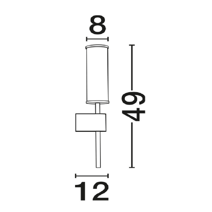LUCES JUMILLA LE46083 kinkiet LED 12W 3000K elegancki złoty z marmurem