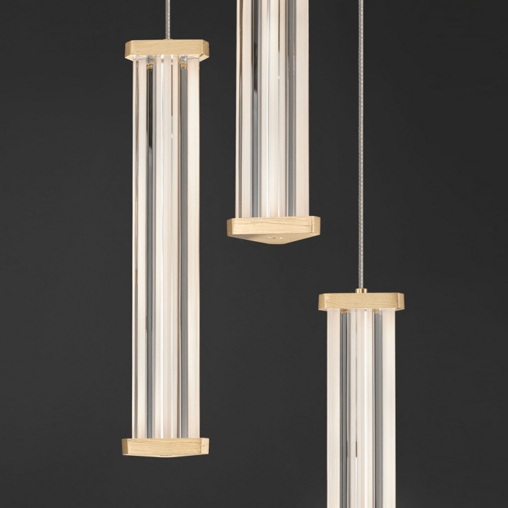 LUCES CONIL LE45991/2/3/4 LED pendant lamp 2700K/3000K gold, black