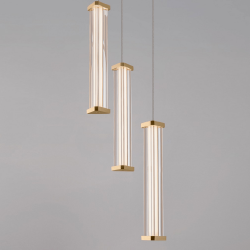 LUCES CONIL LE45991/2/3/4 lampa wisząca LED 2700K/3000K złoty, czarny