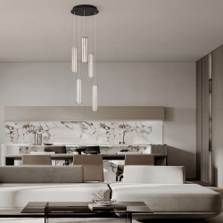 LUCES CONIL LE45995/6/7/8 lampa wisząca LED 21W do salonu i jadalni