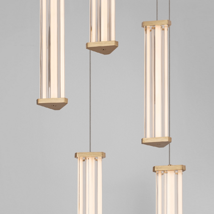 LUCES CONIL LE45995/6/7/8 lampa wisząca LED 21W do salonu i jadalni