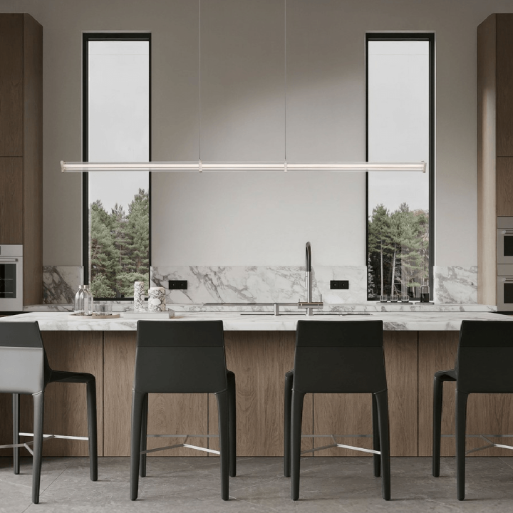 LUCES CONIL LE45983/4/5/6/7/8/9/90 LED pendant lamp, oblong, 88/151cm