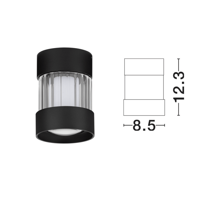 LUCES ARUCAS LE45878 surface-mounted LED light color adjustment