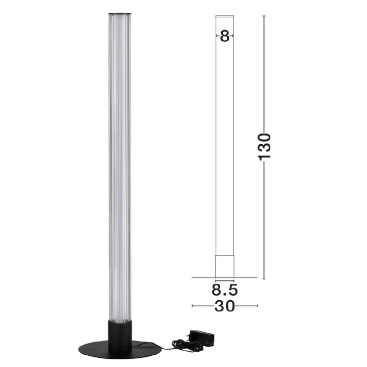 LUCES ARUCAS LE45883 lampa podłogowa LED 19W regulowane światło