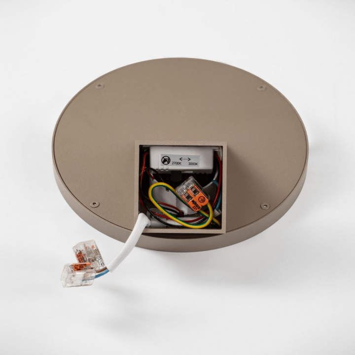 LUCES VALVER LE46209 kinkiet LED 8W z regulacją barwy światła złoty