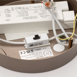 LUCES VALVER LE46213 złota lampa wisząca LED 53W 2700K/3000K okrągła