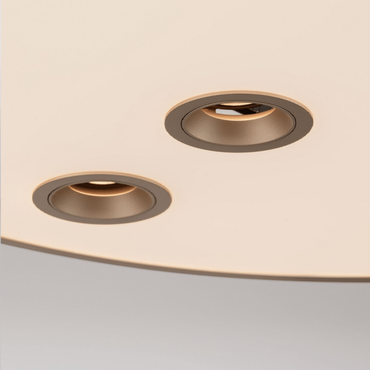 LUCES VALVER LE46213 złota lampa wisząca LED 53W 2700K/3000K okrągła