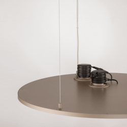 LUCES VALVER LE46213 złota lampa wisząca LED 53W 2700K/3000K okrągła