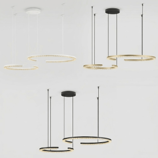 LUCES MAHON LE46094/8/102 LED pendant lamp 3000K white, black, gold