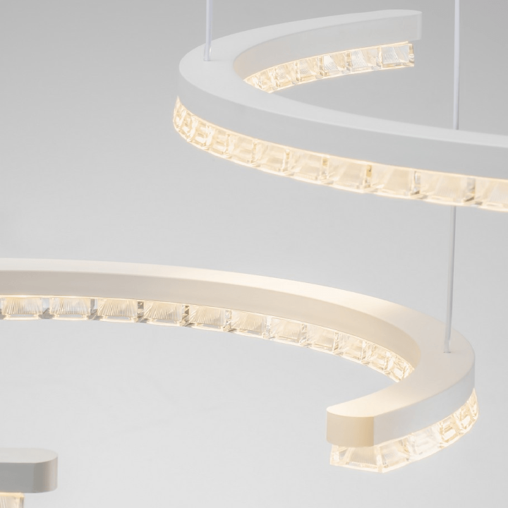 LUCES MAHON LE46094/8/102 lampa wisząca LED 3000K biała, czarna, złota