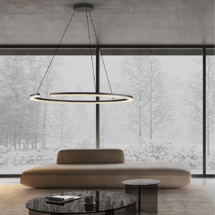 LUCES MAHON LE46091 lampa wisząca LED 3000K 3 kolory &Oslash;46/65/85cm