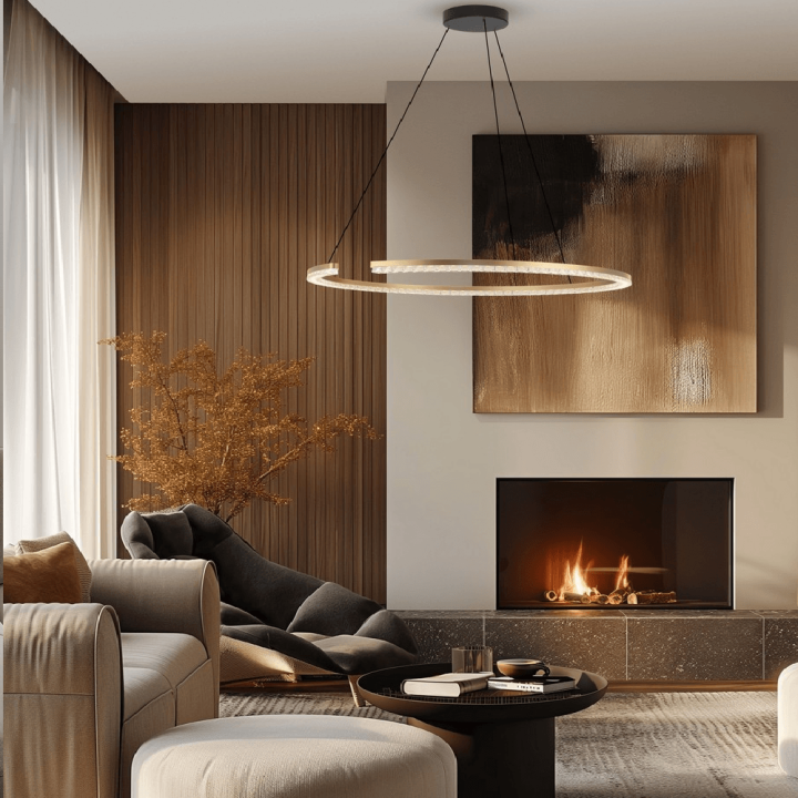 LUCES MAHON LE46091 lampa wisząca LED 3000K 3 kolory &Oslash;46/65/85cm
