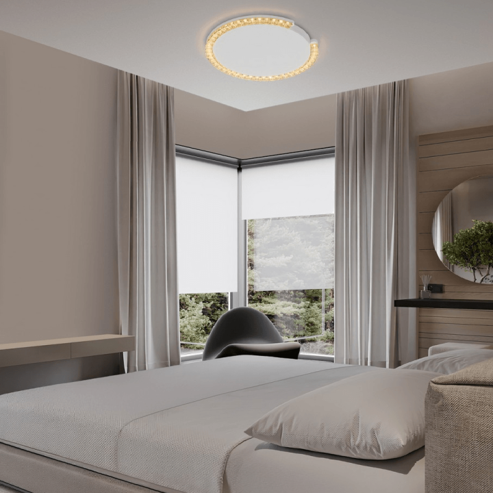 LUCES MAHON LE46103/4/5/6/7/8 LED ceiling lamp 3000K &Oslash;46/65cm 3 colors