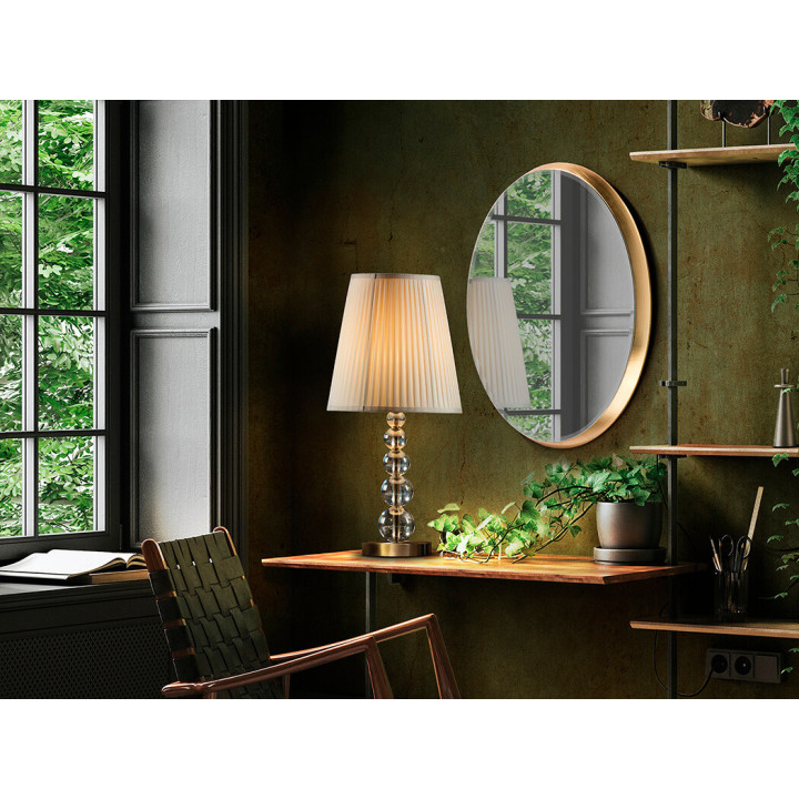 SCHULLER MERCURY 661457N Champagne Table Lamp