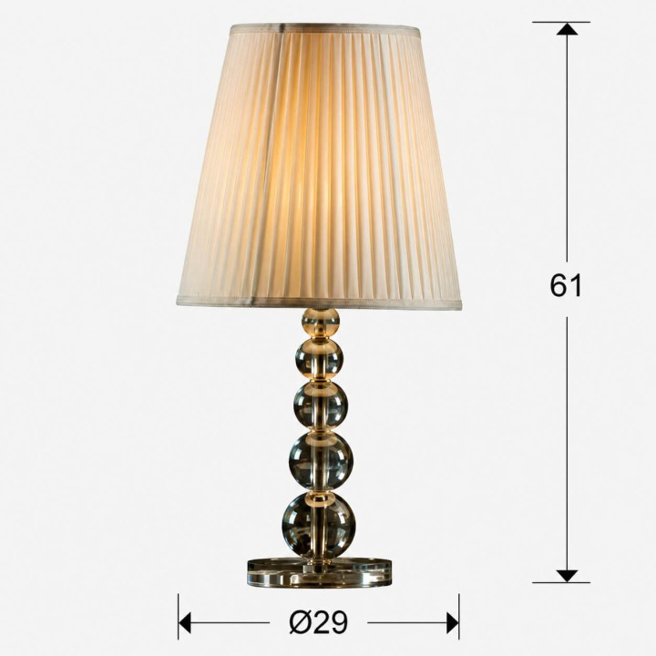 Lampa stołowa SCHULLER MERCURY 661457N szampan