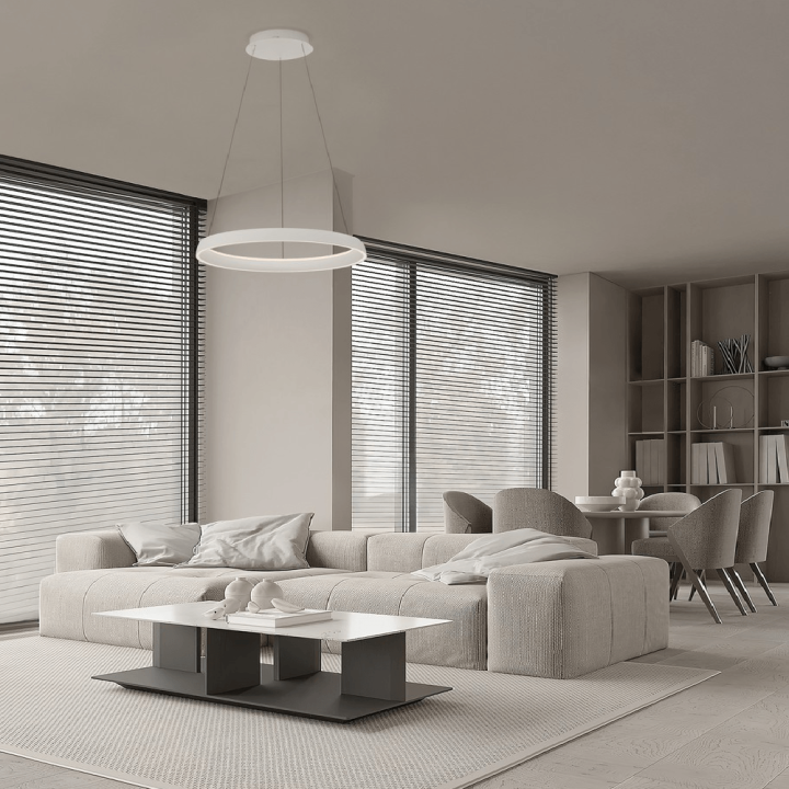 LUCES AYLLON LE45896/7/8/9 lampy wiszące ring LED 2700K&ndash;4000K &Oslash;45/60cm