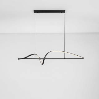 LUCES BAEZA LE45911 lampa wisząca LED 3000K czarna oprawa, styl loft