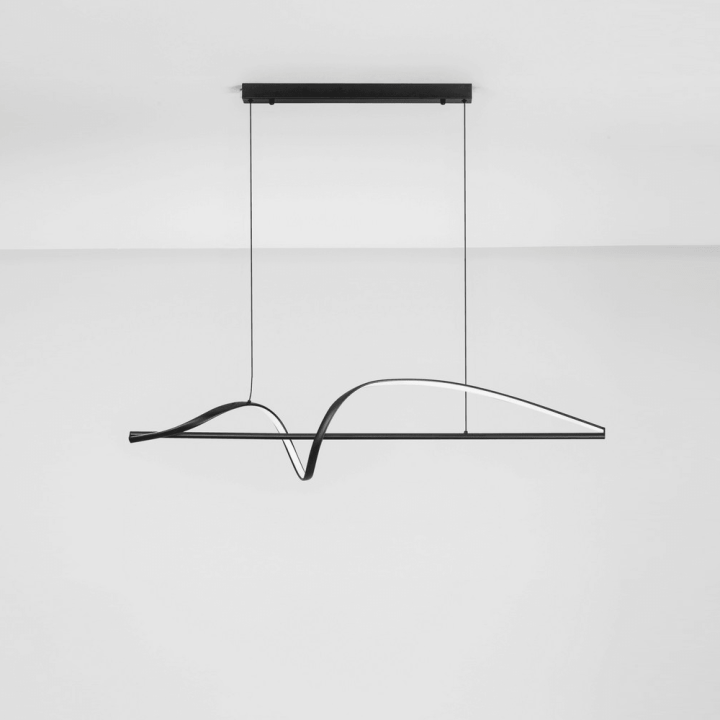 LUCES BAEZA LE45911 lampa wisząca LED 3000K czarna oprawa, styl loft