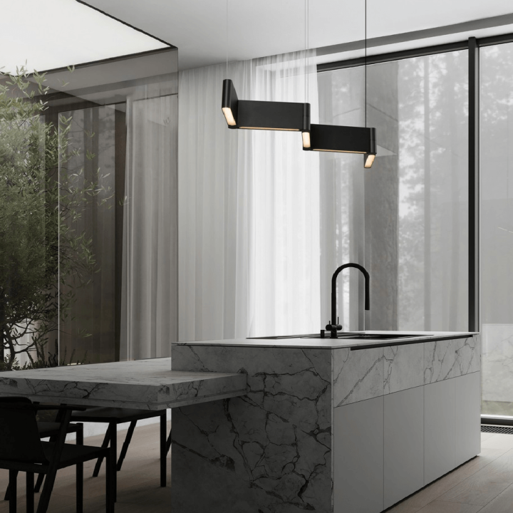 LUCES RIVENZA LE46140 LED pendant lamp 43W 3000K adjustable shape