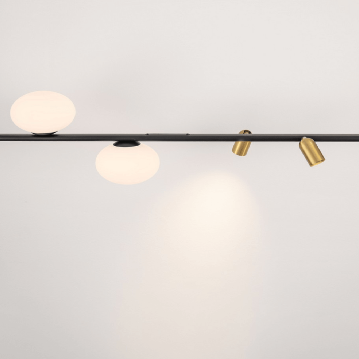 LUCES BAIONA LE45912 LED+G9 pendant lamp black and gold, unique style
