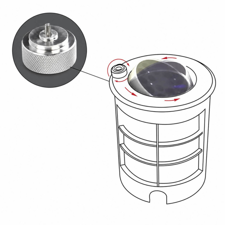 230V IP67 LED ground recessed drive-over light, 13W warm white 3000K