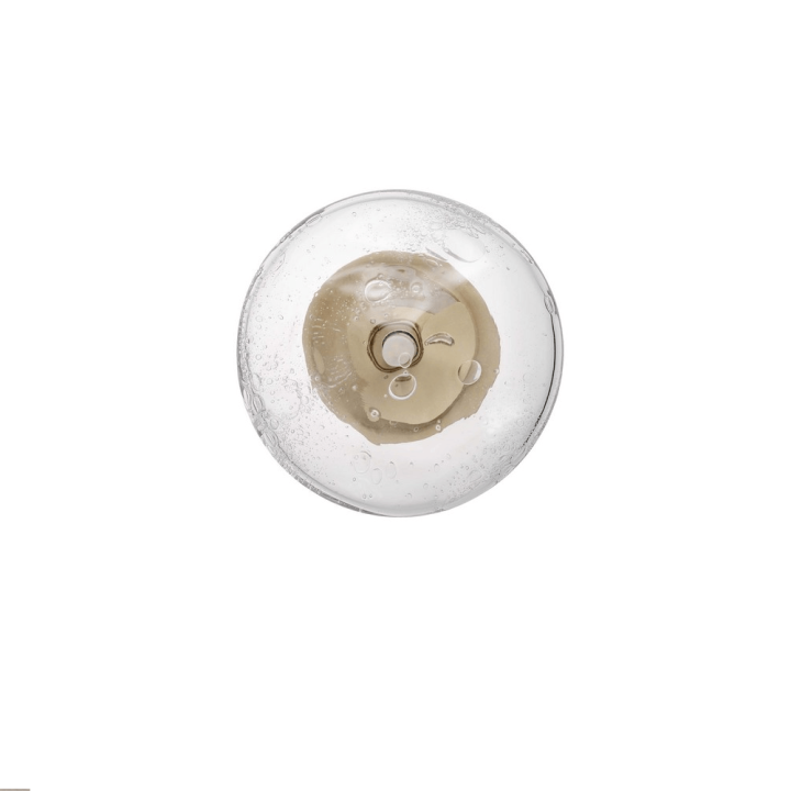 LUCES NAYARIT LE44931/2/3 G9 wall lamp in glass and gold, 3 sizes