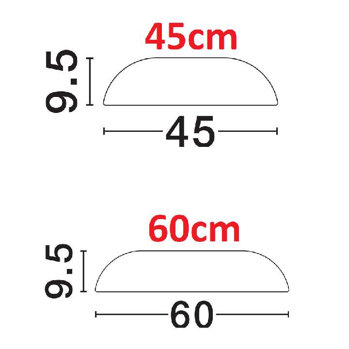 LUCES VENCID LE46220/1/2/3/4/5 plafon LED światło 3000K &Oslash; 45/60cm
