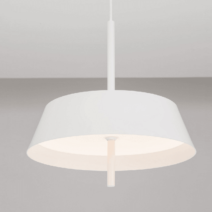 LUCES AGUILA LE45706/7/8/9 lampa wisząca LED &Oslash; 35/45 cm biały/czarny