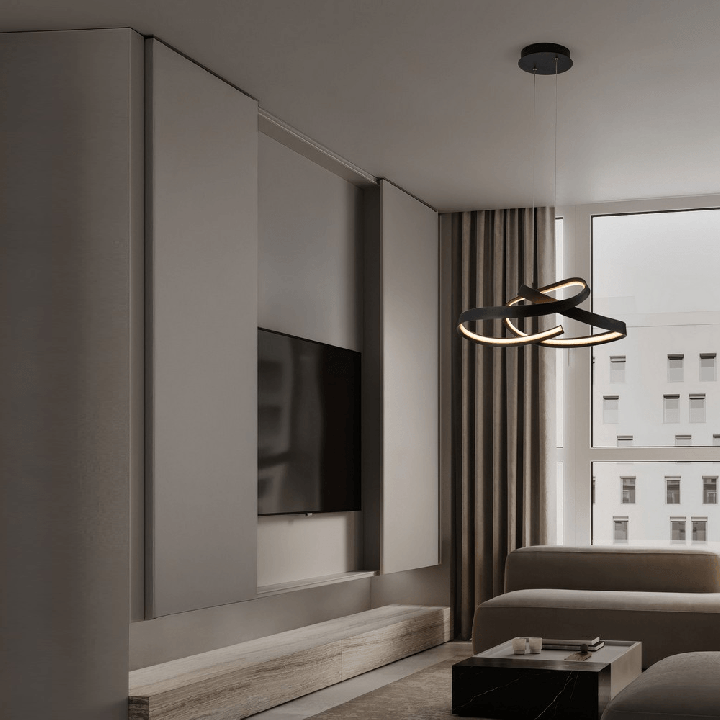 LUCES ALAGON LE45714/5 lampa wisząca LED 47W CCT 2700K-3000K-4000K