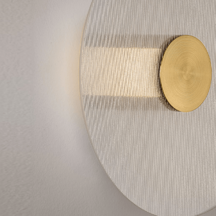 LUCES TACORO LE46155/6/7/8 kinkiet LED 6W 3000K 20/30cm czarna, złota