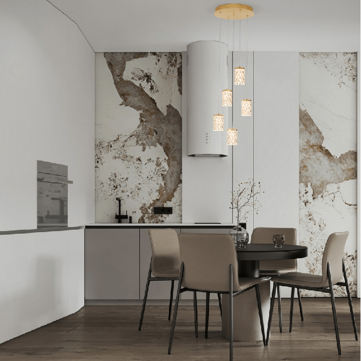LUCES MURO LE46122 złota lampa wisząca LED 1925lm 3000K