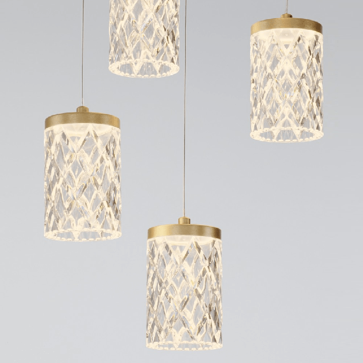 LUCES MURO LE46122 gold LED pendant lamp 1925lm 3000K