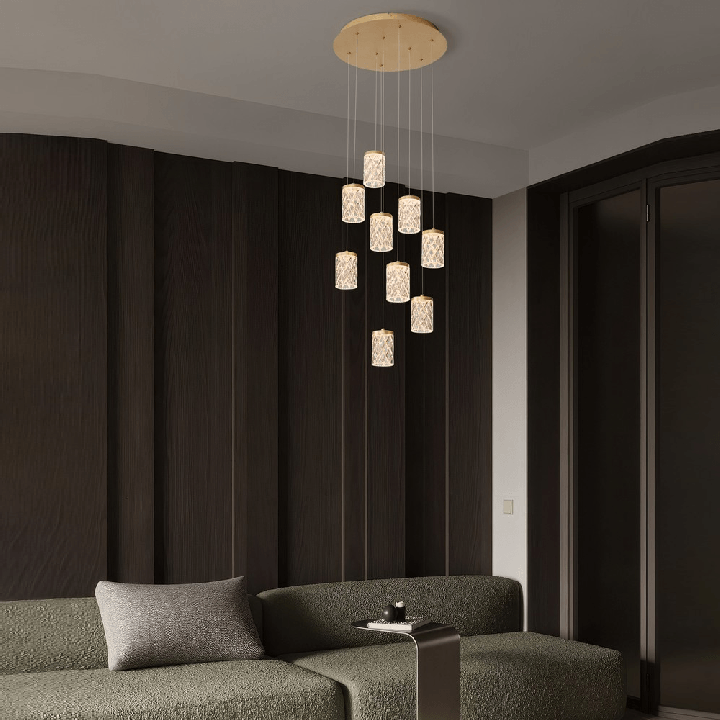 LUCES MURO LE46123 LED pendant lamp 3465lm 3000K gold