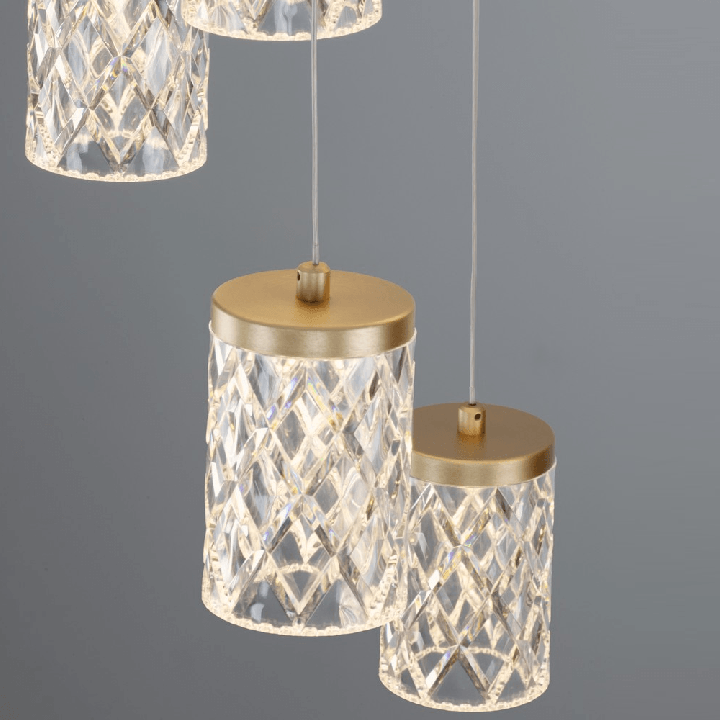 LUCES MURO LE46123 lampa wisząca LED 3465lm 3000K złota