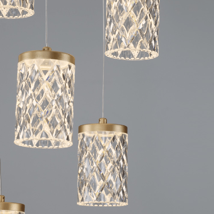 LUCES MURO LE46123 LED pendant lamp 3465lm 3000K gold