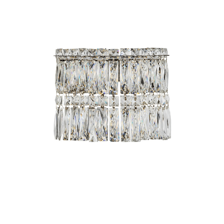 LUCES ARIZA LE45849 LED wall lamp 12W 840lm 3500K gray, crystal